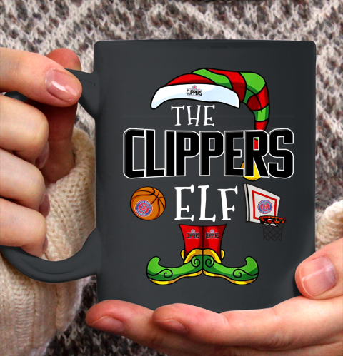 LA Clippers Christmas ELF Funny NBA Ceramic Mug 11oz