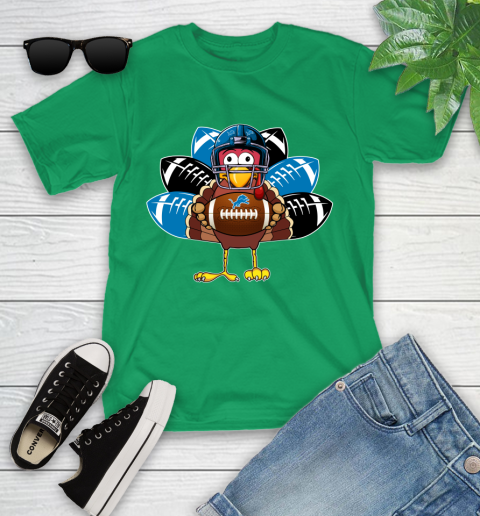 Detroit Lions Turkey Thanksgiving Day Youth T-Shirt 6