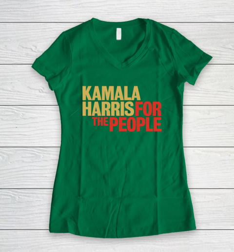 Kamala Harris For The People Women's V-Neck T-Shirt 5