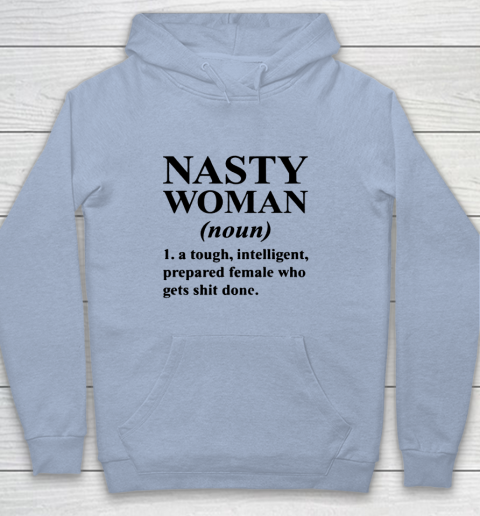 Nasty Woman Noun black Youth Hoodie 5