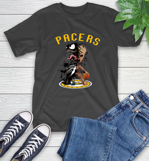 NBA Indiana Pacers Basketball Venom Groot Guardians Of The Galaxy T-Shirt 2