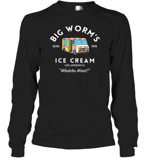 Big Worms Ice Cream Estd 1995 Premium Long Sleeve T-Shirt