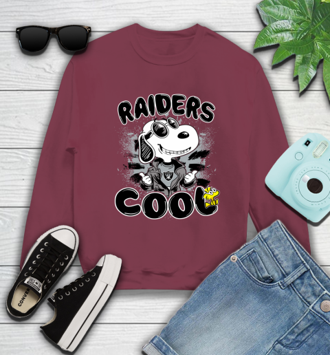NFL Football Oakland Raiders Cool Snoopy Shirt Sweatshirt 5