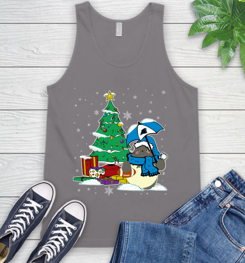 Carolina Panthers NFL Football Cute Tonari No Totoro Christmas Sports Tank Top 6