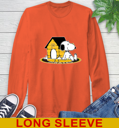 MLB Baseball Pittsburgh Pirates Snoopy The Peanuts Movie Shirt Long Sleeve T-Shirt 5