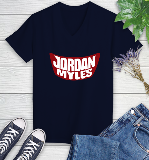 Jordan Myles Women's V-Neck T-Shirt 3