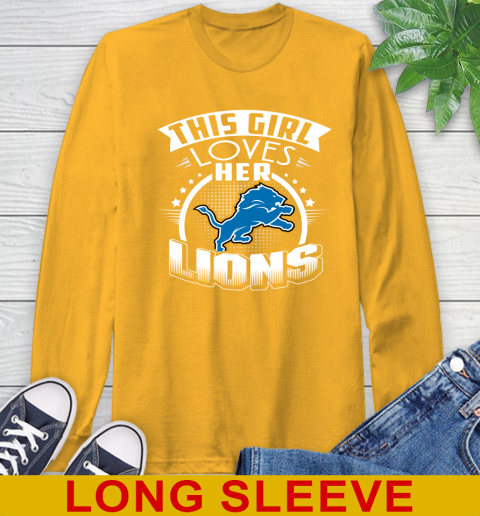 Detroit Lions NFL Football This Girl Loves Her Team 56