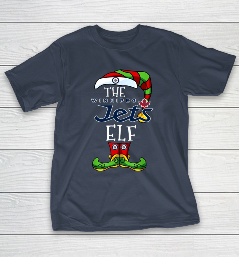 Winnipeg Jets Christmas ELF Funny NHL T-Shirt 3
