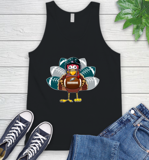 Philadelphia Eagles Turkey Thanksgiving Day Tank Top 2
