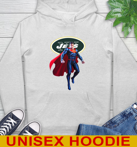 NFL Superman DC Sports Football New York Jets Hoodie