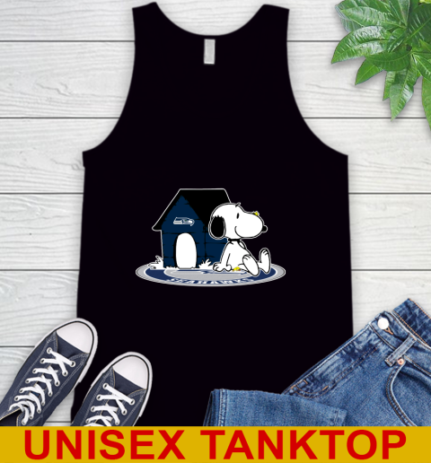 NFL Football Seattle Seahawks Snoopy The Peanuts Movie Shirt Tank Top 2
