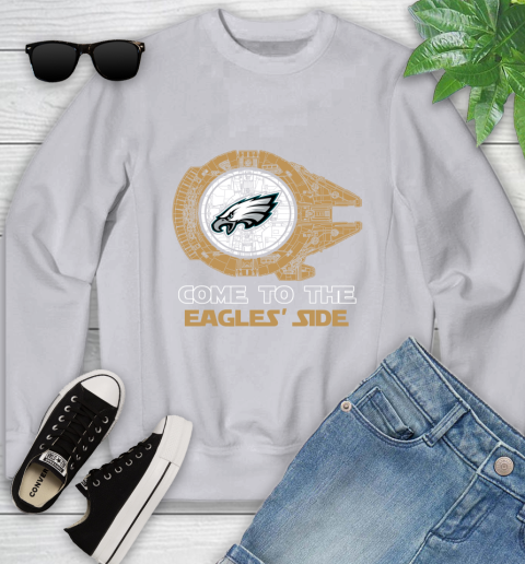 NFL Come To The Philadelphia Eagles Wars Football Sports Youth Sweatshirt 3