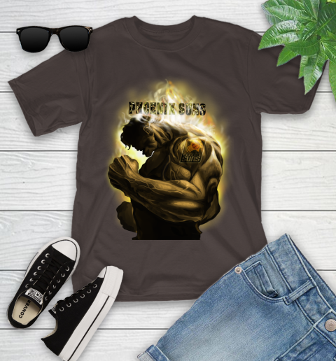 Phoenix Suns NBA Basketball Hulk Marvel Avengers Sports Youth T-Shirt 7