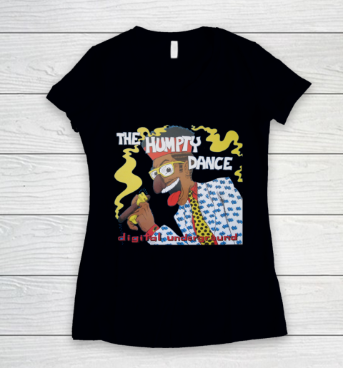 Humpty Hump The Humpty Dance Digital Underground Women's V-Neck T-Shirt