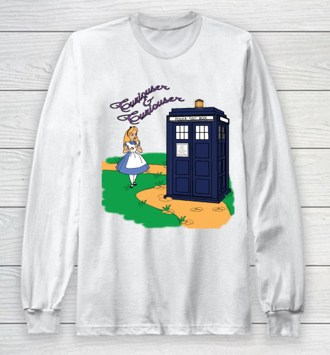 Doctor Who Shirt Curiouser Long Sleeve T-Shirt