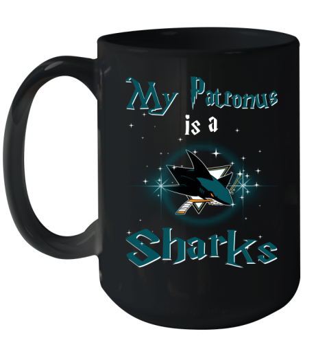 NHL Hockey Harry Potter My Patronus Is A San Jose Sharks Ceramic Mug 15oz
