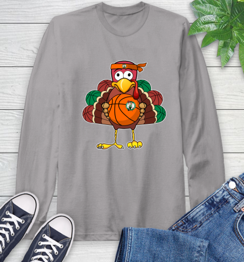 Boston Celtics Turkey thanksgiving day Long Sleeve T-Shirt 6