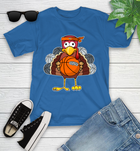 San Antonio Spurs Turkey thanksgiving day Youth T-Shirt 9