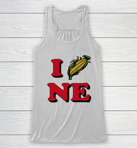 I Corn NE Nebraska Shirt Racerback Tank