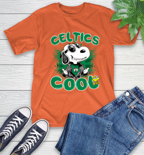 NBA Basketball Boston Celtics Cool Snoopy Shirt T-Shirt 4