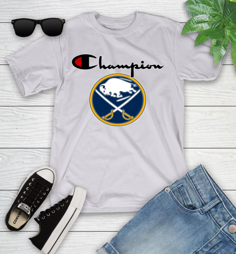 NHL Hockey Buffalo Sabres Champion Shirt Youth T-Shirt 2