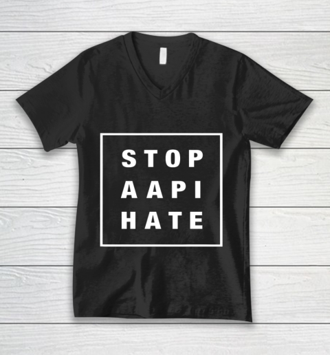 Stop AAPI Hate V-Neck T-Shirt