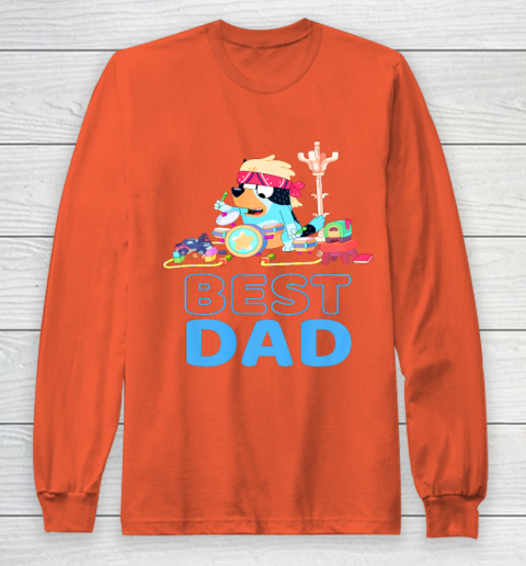 Bluey Best Dad Matching Family For Lover Long Sleeve T-Shirt 3
