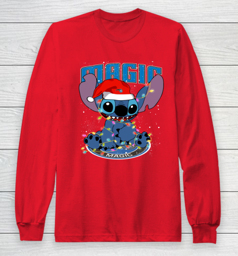 Orlando Magic NBA noel stitch Basketball Christmas Long Sleeve T-Shirt 7