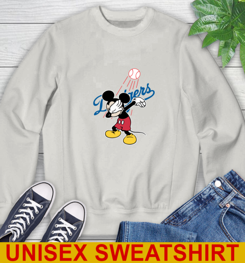 Los Angeles Dodgers MLB Baseball Dabbing Mickey Disney Sports Sweatshirt 12