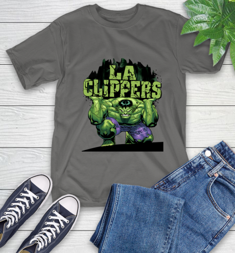 LA Clippers NBA Basketball Incredible Hulk Marvel Avengers Sports T-Shirt 9