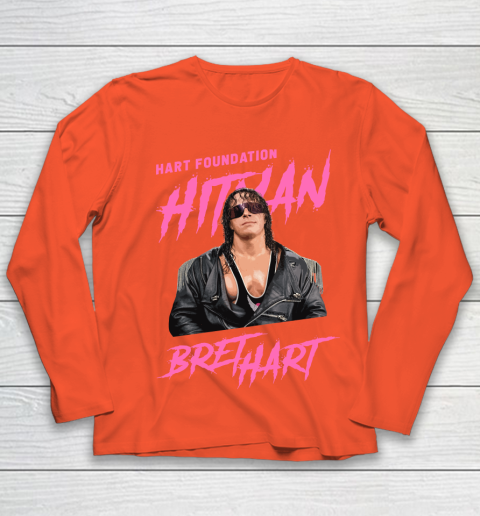 Bret Hart The Hitman Hart Foundation Youth Long Sleeve 3