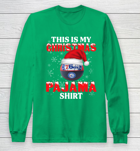 Philadelphia 76ers This Is My Christmas Pajama Shirt NBA Long Sleeve T-Shirt 5 Philadelphia 76ers This Is My Christmas Pajama Shirt NBA Long Sleeve T-Shirt - Image 5