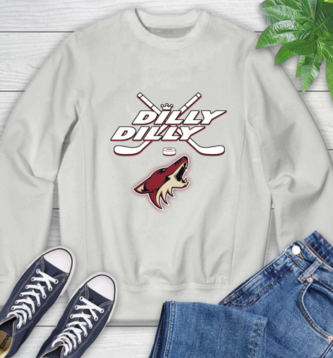 NHL Arizona Coyotes Dilly Dilly Hockey Sports Sweatshirt 5