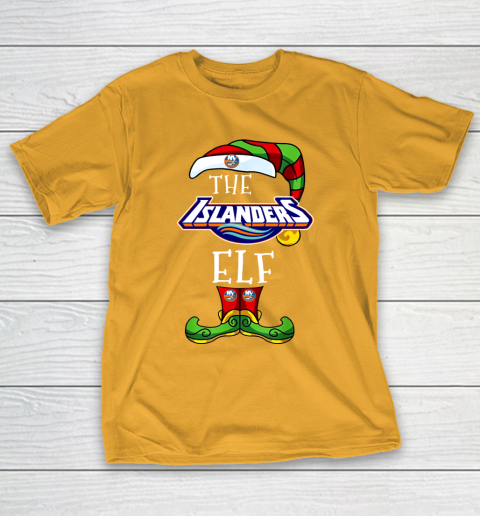 New York Islanders Christmas ELF Funny NHL T-Shirt 2