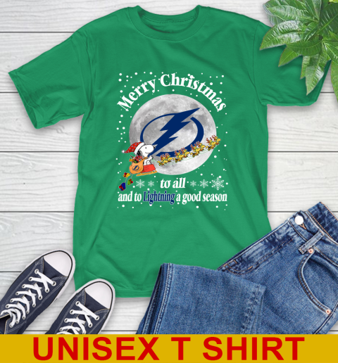 Tampa Bay Lightning Merry Christmas To All And To Lightning A Good Season NHL Hockey Sports T-Shirt 7