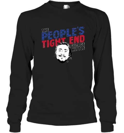 The Peoples Tight End George Kittle_Black Long Sleeve