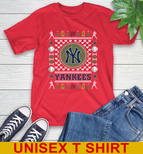 New York Yankees Merry Christmas MLB Baseball Loyal Fan T-Shirt - Image 13