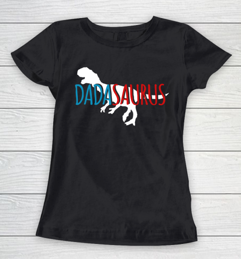 Father's Day Funny Gift Ideas Apparel  Mens Dadasaurus Funny Fathers Day Dinosaur For Guys T Shirt Women's T-Shirt