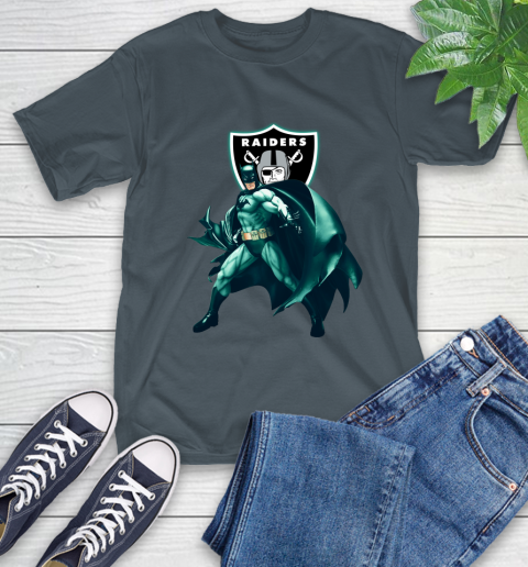 NFL Batman Football Sports Oakland Raiders T-Shirt 9