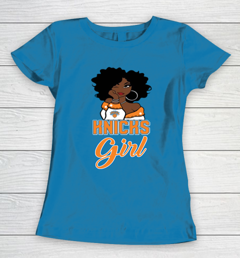 New York Knicks Girl NBA Women's T-Shirt 8