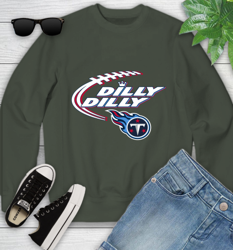 NFL Tennessee Titans Dilly Dilly Football Sports Youth Sweatshirt 10