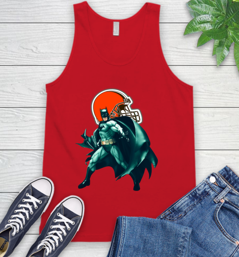 NFL Batman Football Sports Cleveland Browns Tank Top 6