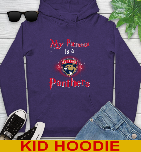 NHL Hockey Harry Potter My Patronus Is A Florida Panthers Youth Hoodie 5