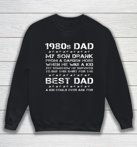 Funny 1980s Dad And Son Father's Day Sweatshirt