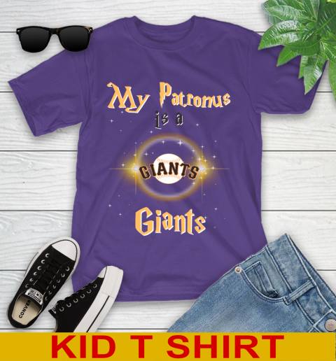 MLB Baseball Harry Potter My Patronus Is A San Francisco Giants Youth T-Shirt 3