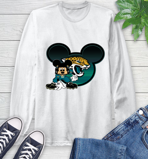 NFL Jacksonville Jaguars Mickey Mouse Disney Football T Shirt Long Sleeve T-Shirt