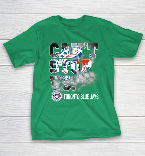 MLB Toronto Blue Jays Baseball Can't Stop Vs Blue Jays T-Shirt 5