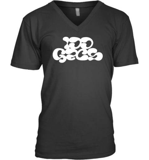 100 Gecs  Store 100 Gecs Logo V-Neck T-Shirt