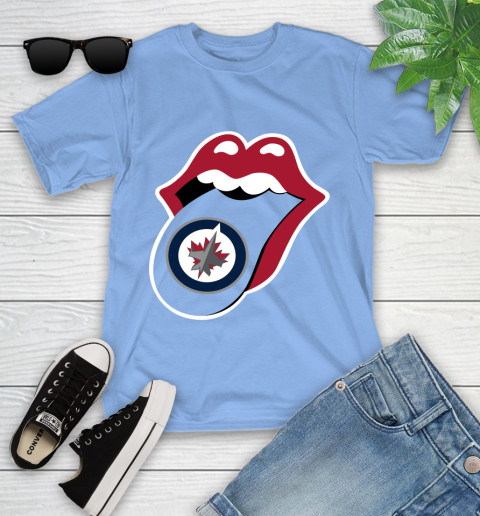 Winnipeg Jets NHL Hockey Lips I Root For My Team Adoring Fan 113