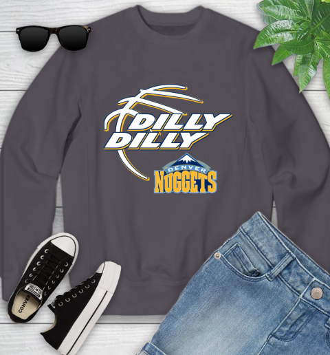 NBA Denver Nuggets Dilly Dilly Basketball Sports Youth Sweatshirt 6